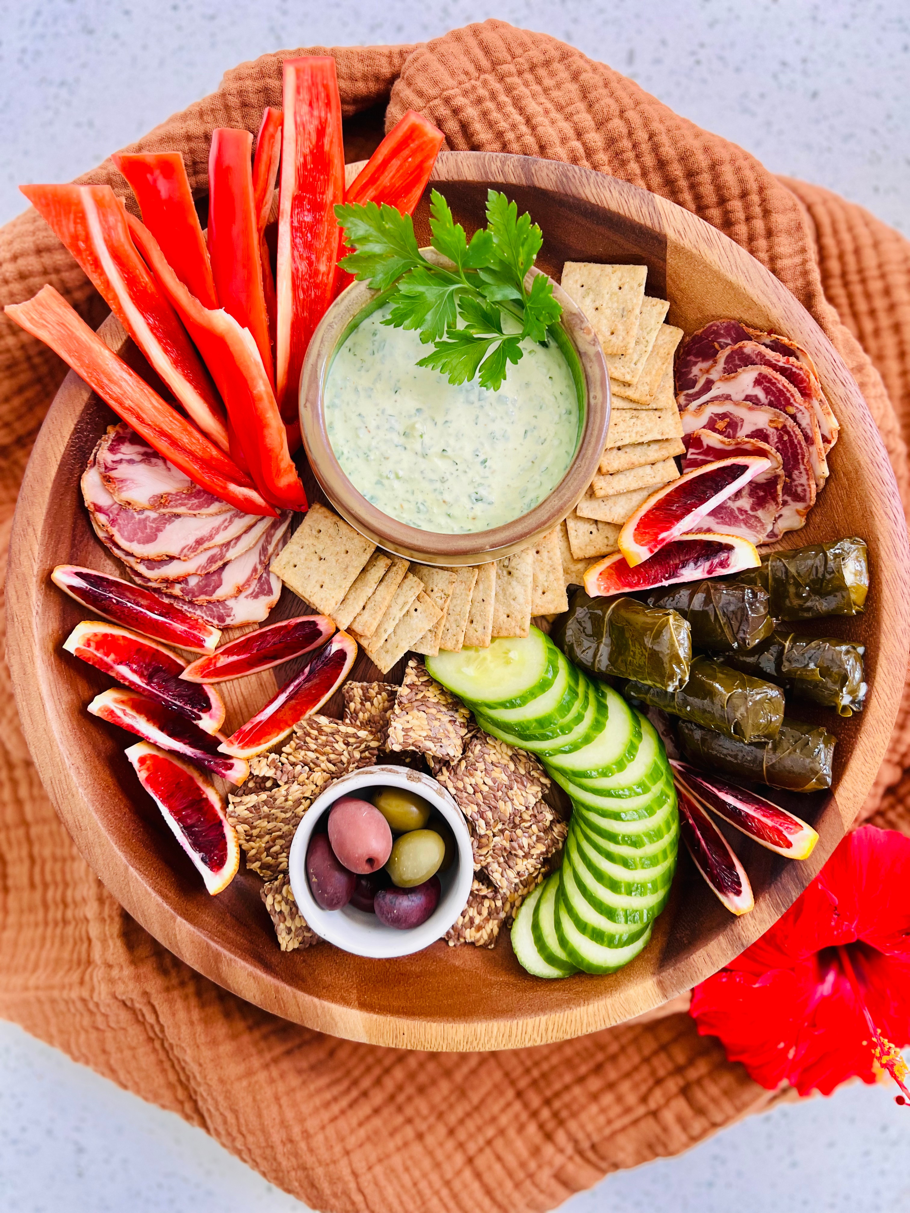 Easy Whipped Goat Cheese Dip